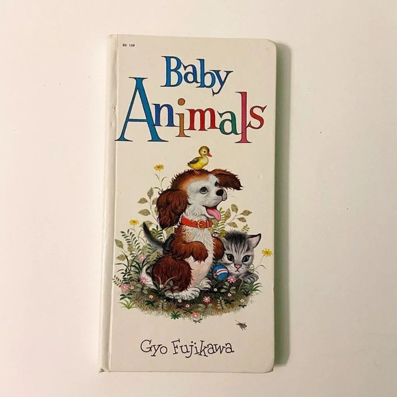 Vintage 1980 Baby Animals Book by Gyo Fujikawa  Grosset and Dunlap Japan - Picture 1 of 11